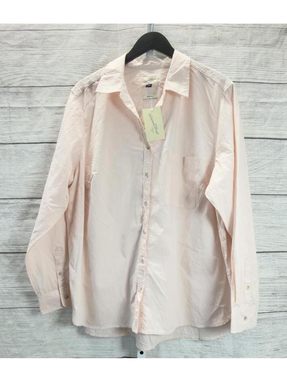 Universal Thread Light Pink Button Up Shirt Women Size XXL